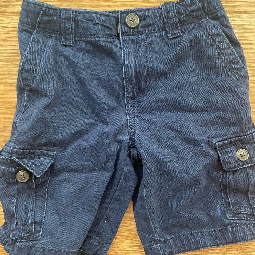 Blue Cargo Shorts